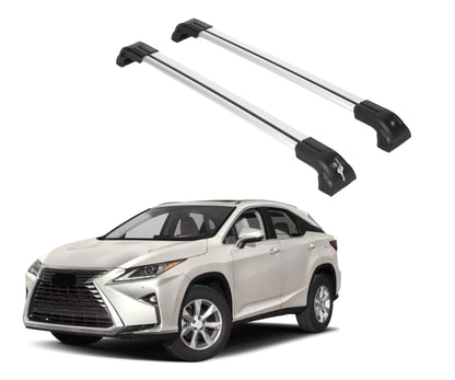 220lb Roof Rack Cross Bars for Lexus RX350L RX450H RX450HL 2016-2022 - Silver