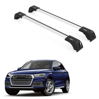Fits Audi Q5 2018-2026 with Factory Rails 2PCS Roof Rack Cross Bars 165 LBS