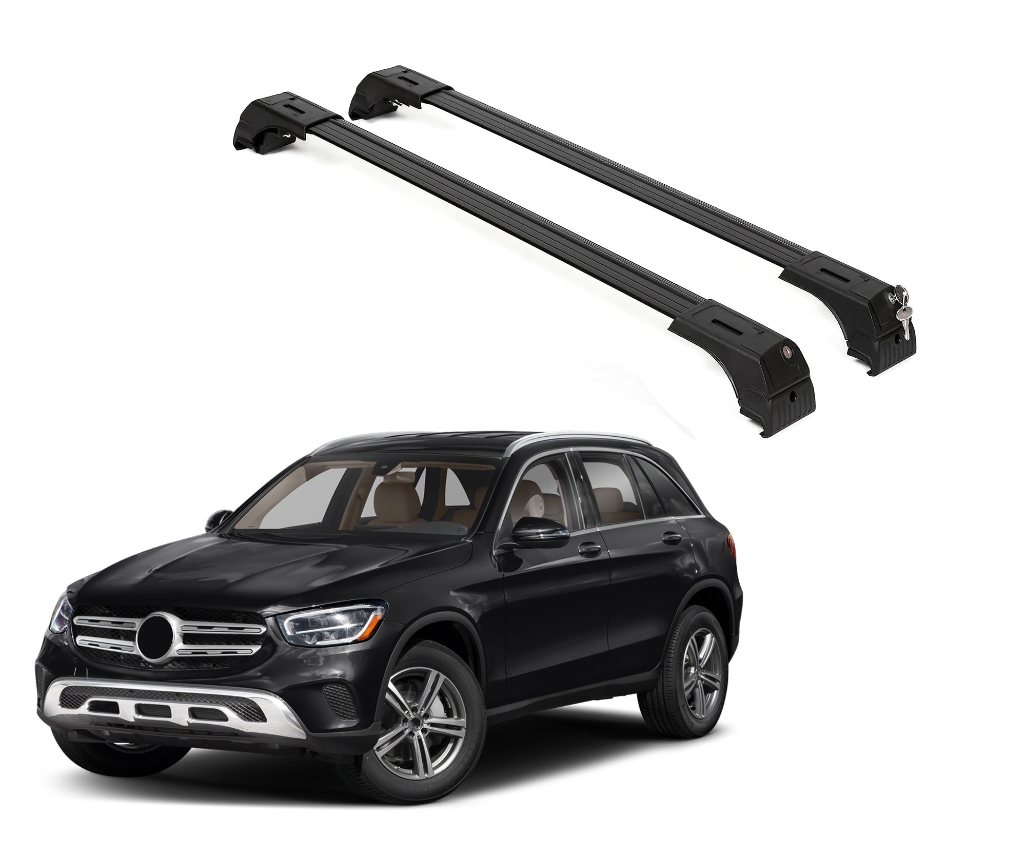 ERKUL Roof Rack Crossbars For MERCEDES-BENZ GLC300 2016-2022