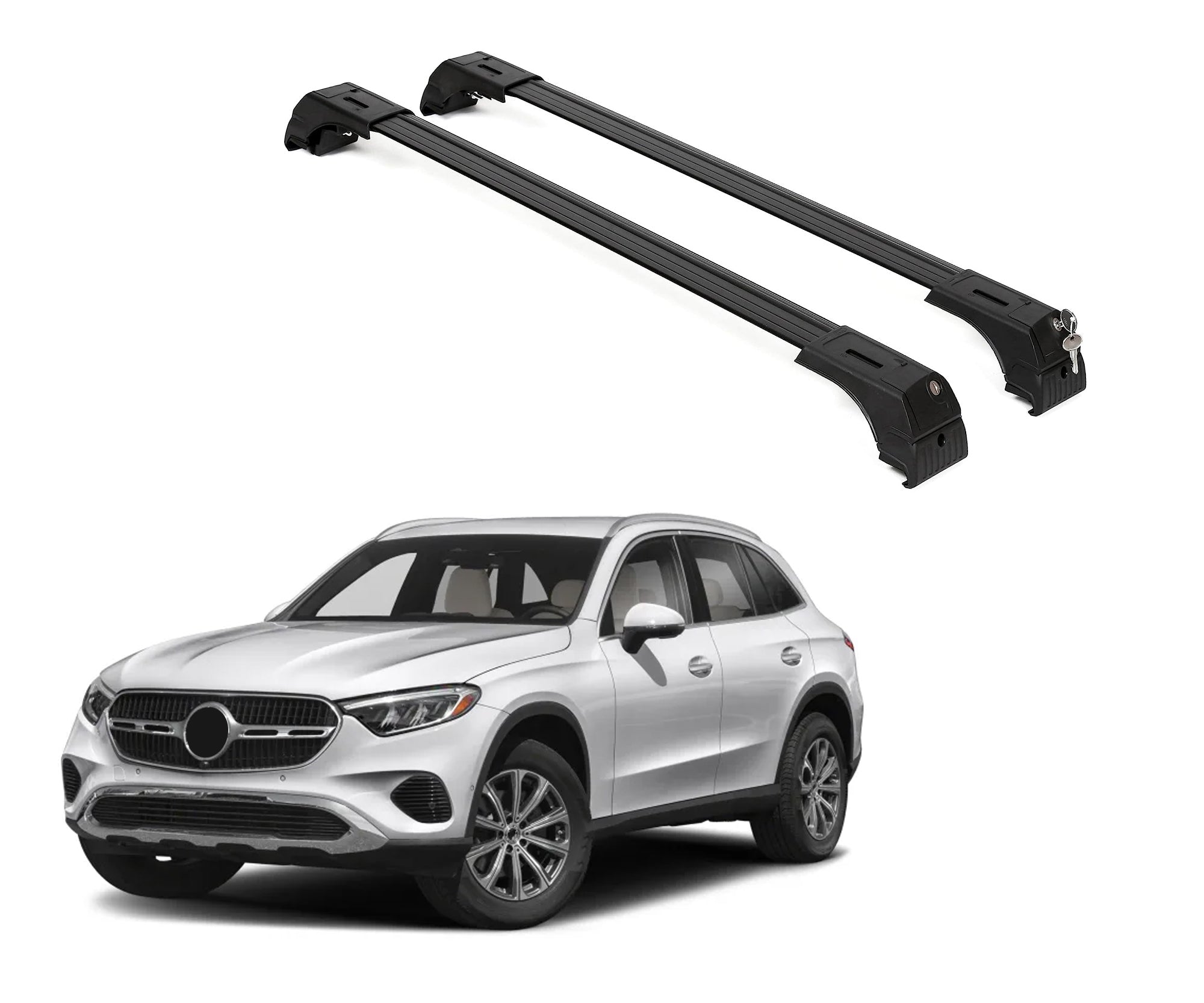 ERKUL Roof Rack Crossbars For MERCEDES-BENZ GLC300 2023-2026