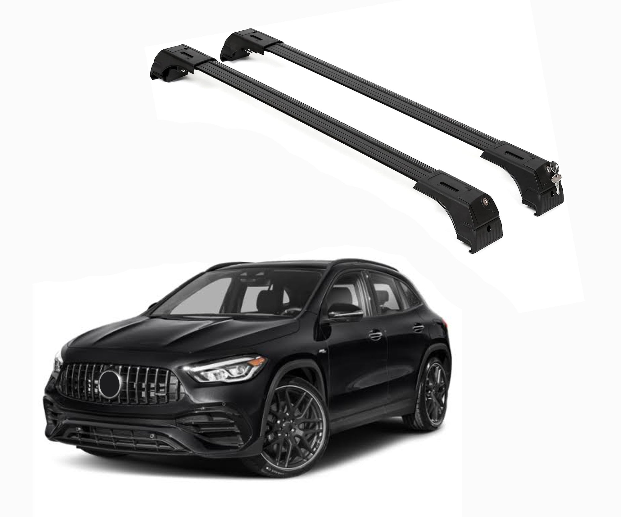 ERKUL Roof Rack Crossbars For MERCEDES-BENZ GLA250 2021-2026