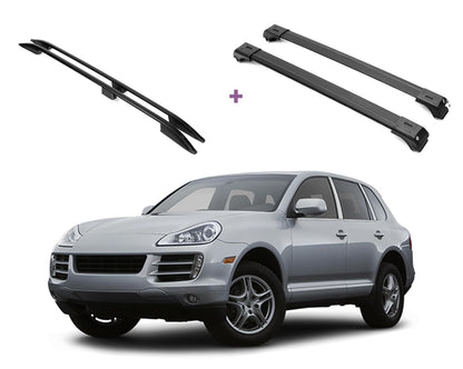ERKUL Roof Rack Crossbars For PORSCHE CAYENNE 2003-2010