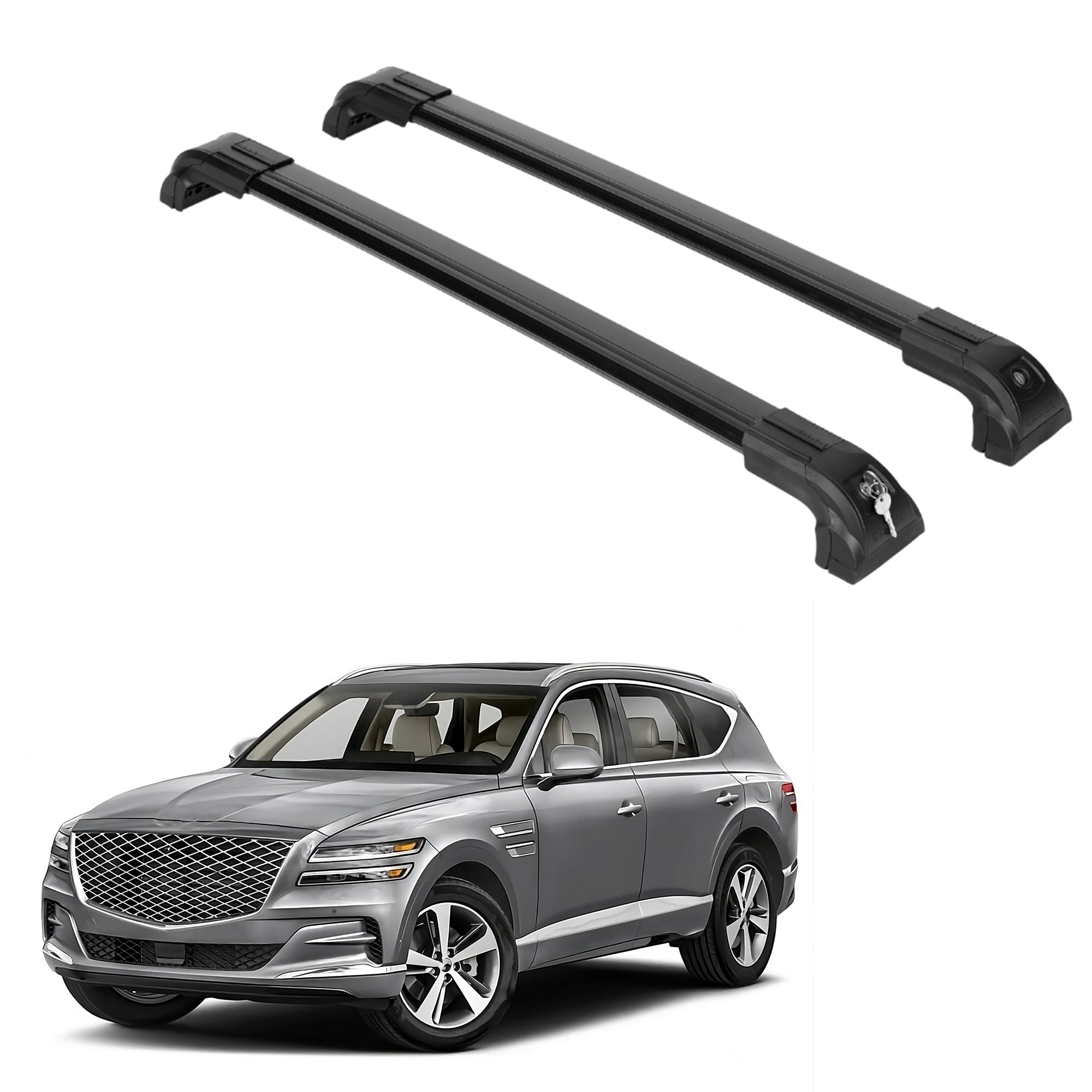 ERKUL Roof Rack Crossbars For GENESIS GV80 2021-2026