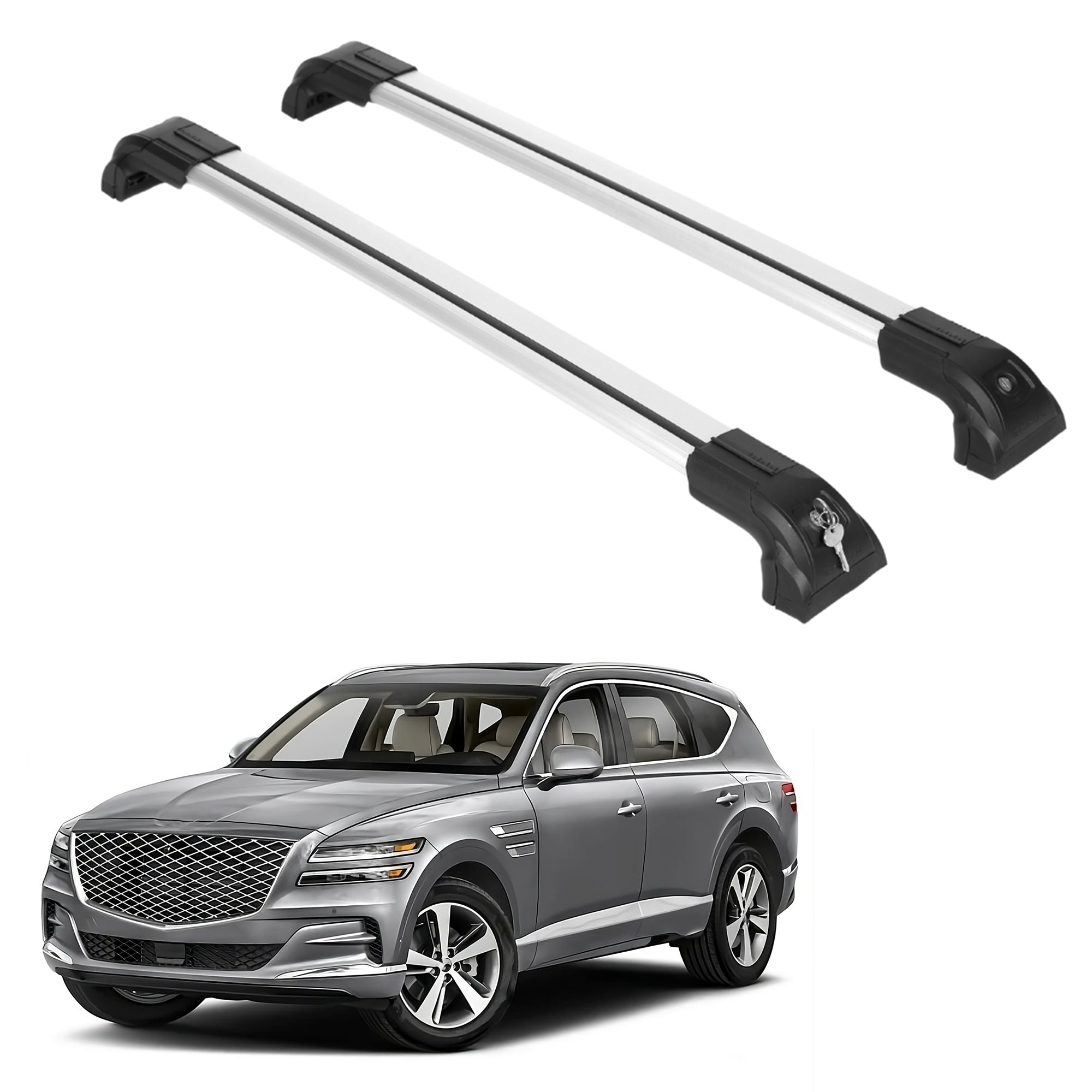 ERKUL Roof Rack Crossbars For GENESIS GV80 2021-2026