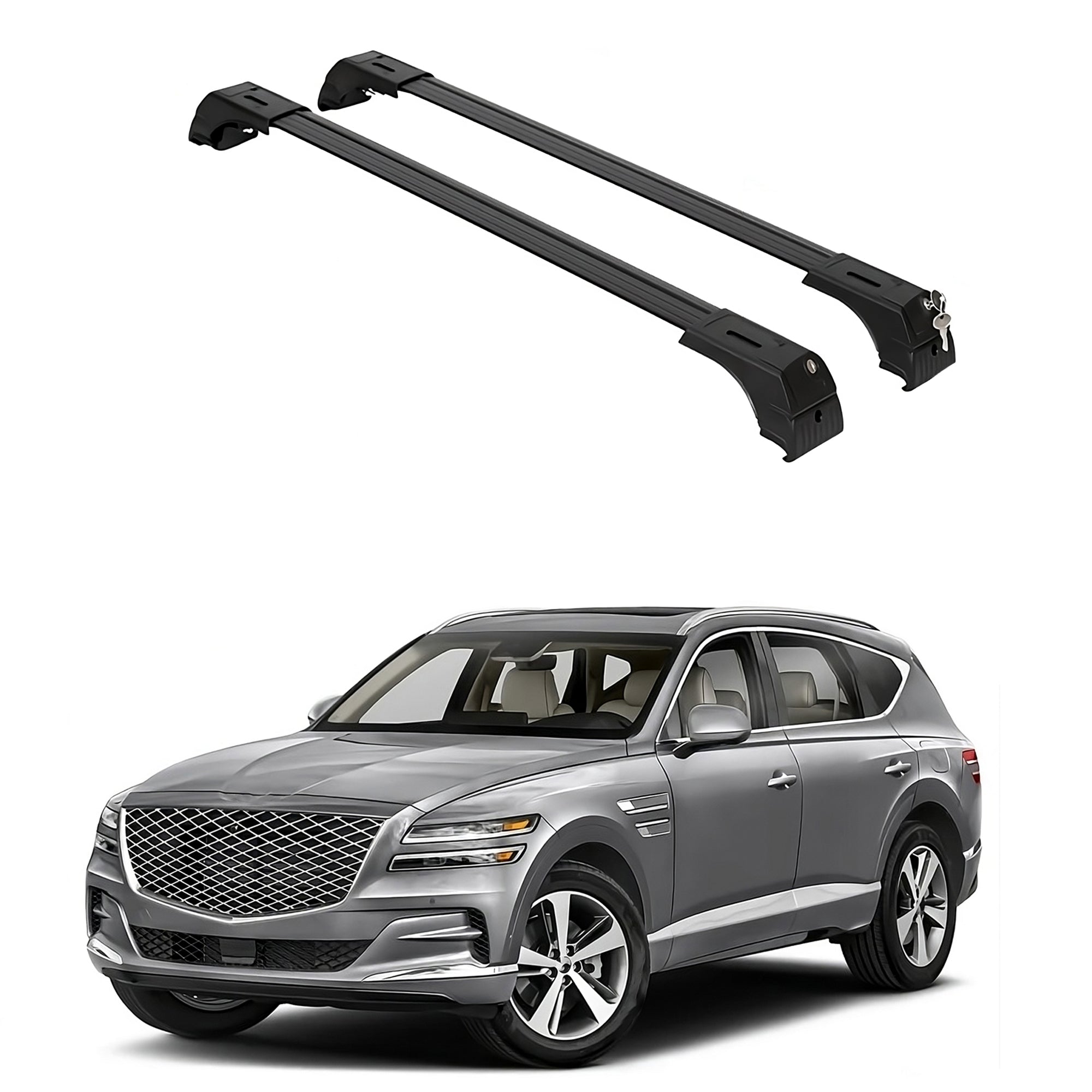 ERKUL Roof Rack Crossbars For GENESIS GV80 2021-2026