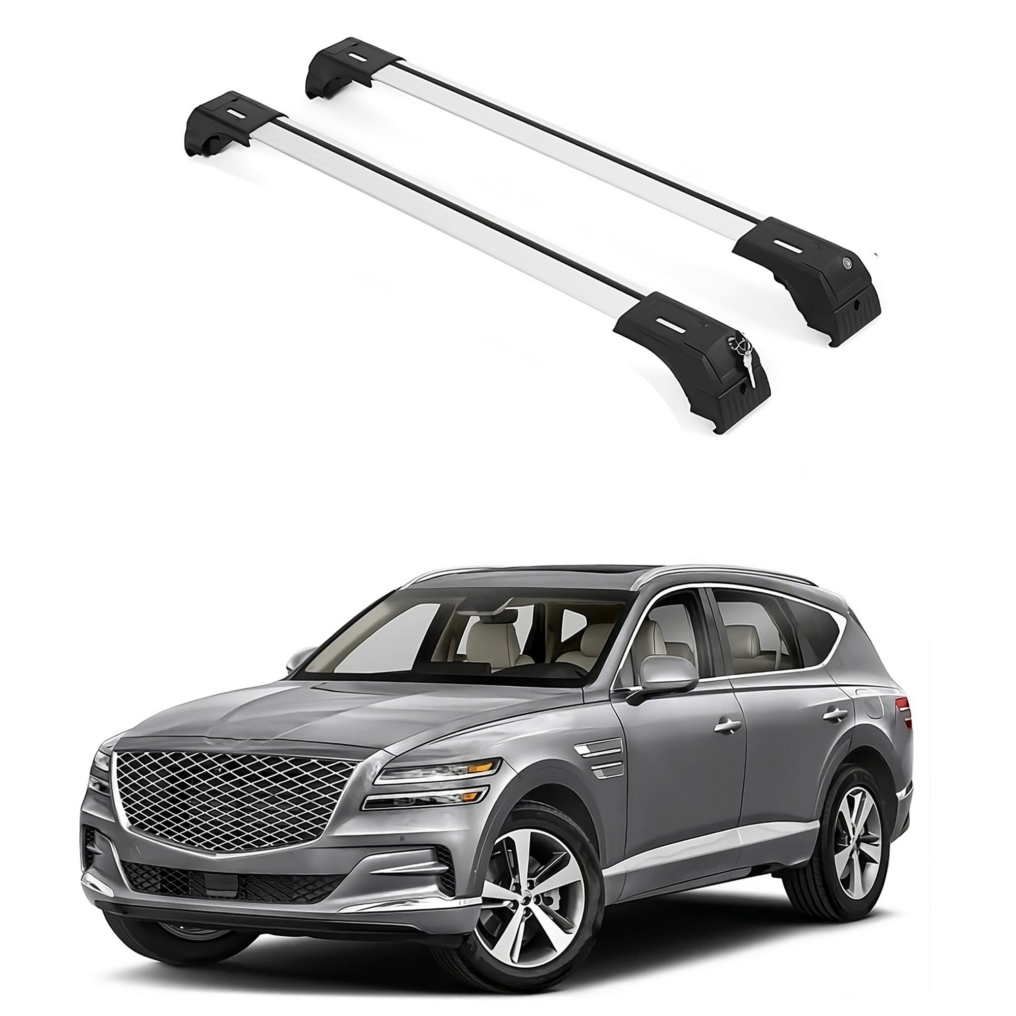 ERKUL Roof Rack Crossbars For GENESIS GV80 2021-2026