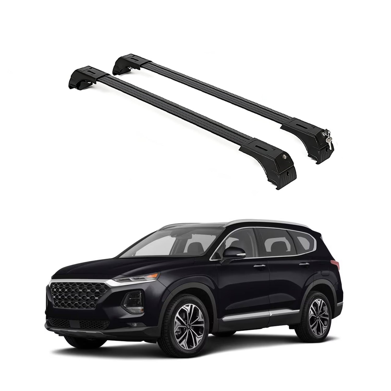 ERKUL Roof Rack Crossbars For HYUNDAI SANTA FE 2019-2023