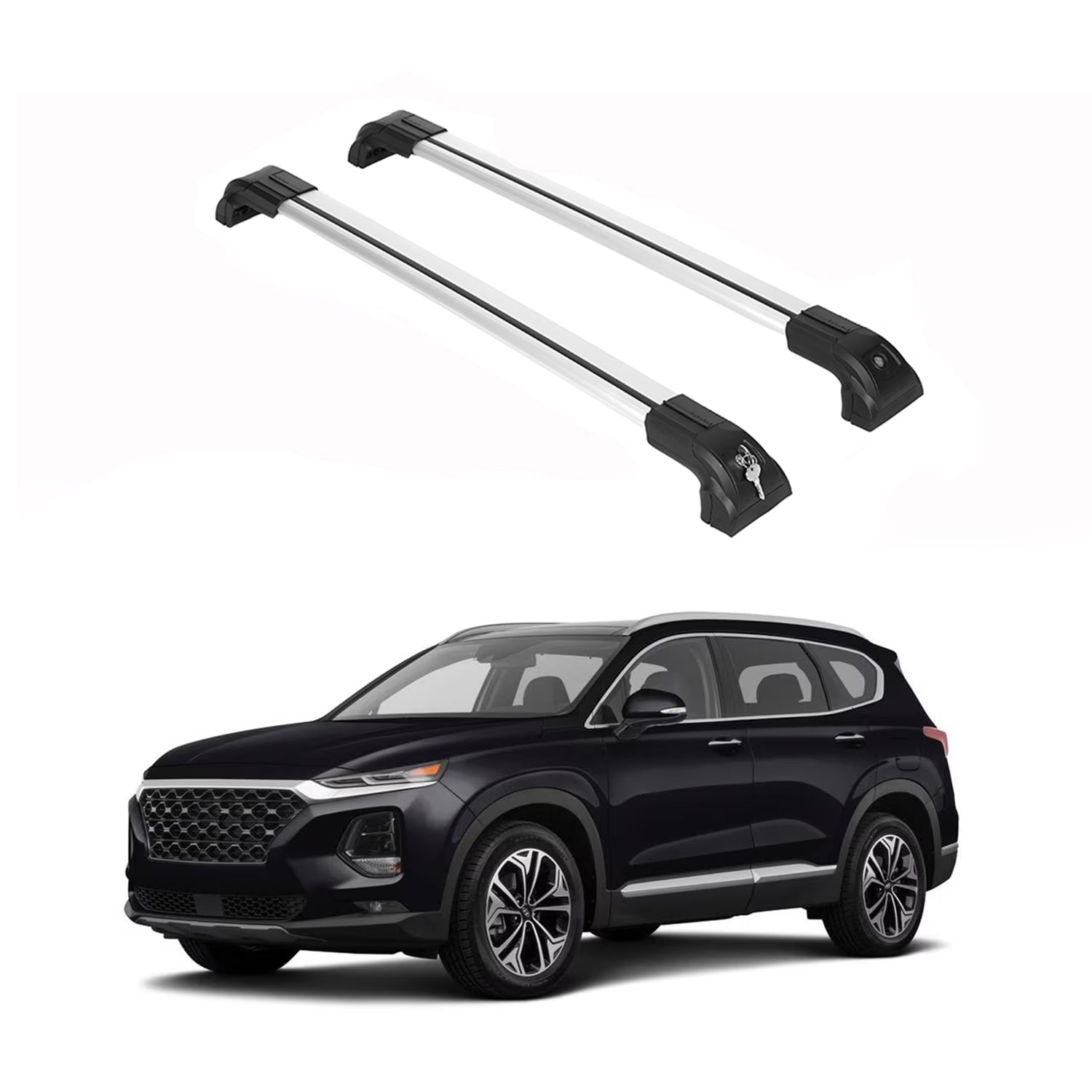 ERKUL Roof Rack Crossbars For HYUNDAI SANTA FE 2019-2023