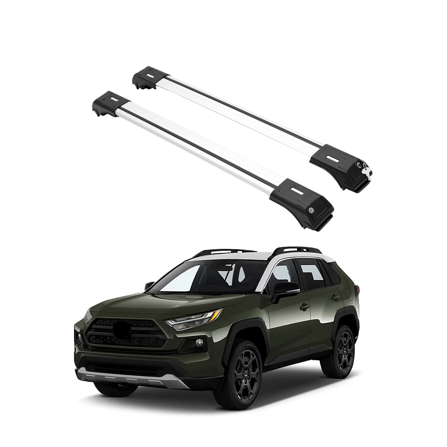 ERKUL Roof Rack Crossbars For TOYOTA RAV4 2019-2025