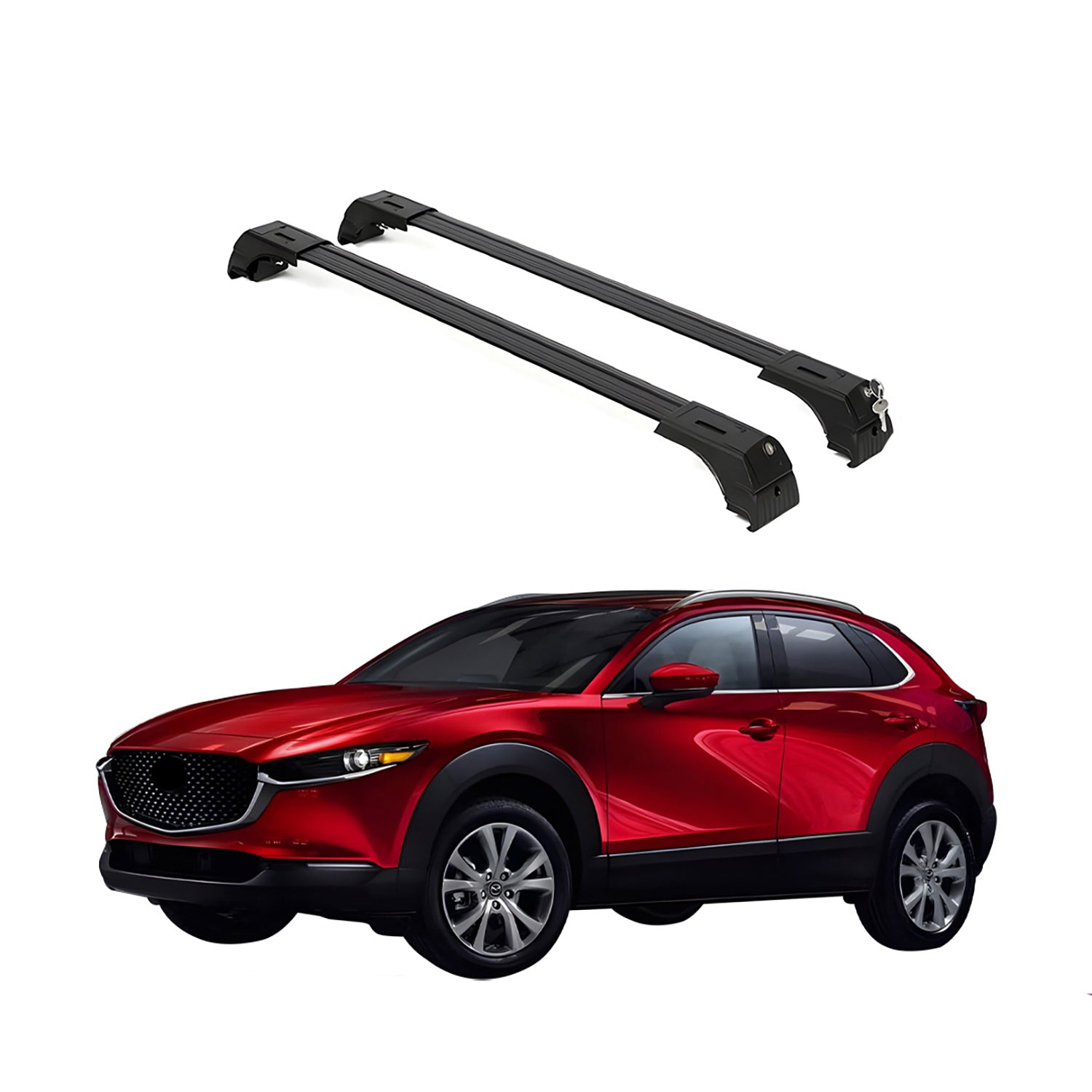 ERKUL Roof Rack Crossbars For MAZDA CX-30 2020-2026