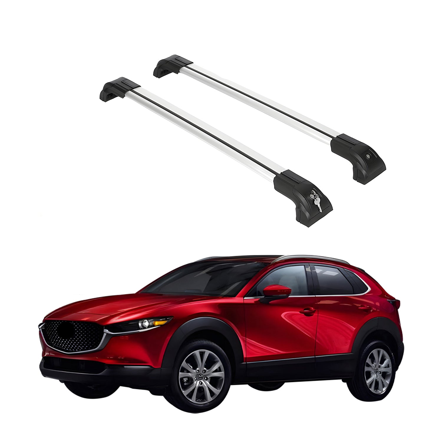 ERKUL Roof Rack Crossbars For MAZDA CX-30 2020-2026
