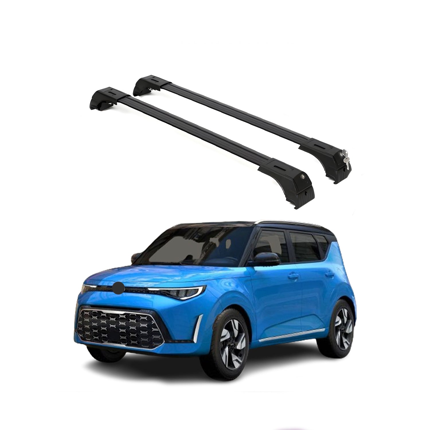 ERKUL Roof Rack Crossbars For KIA SOUL 2020-2026