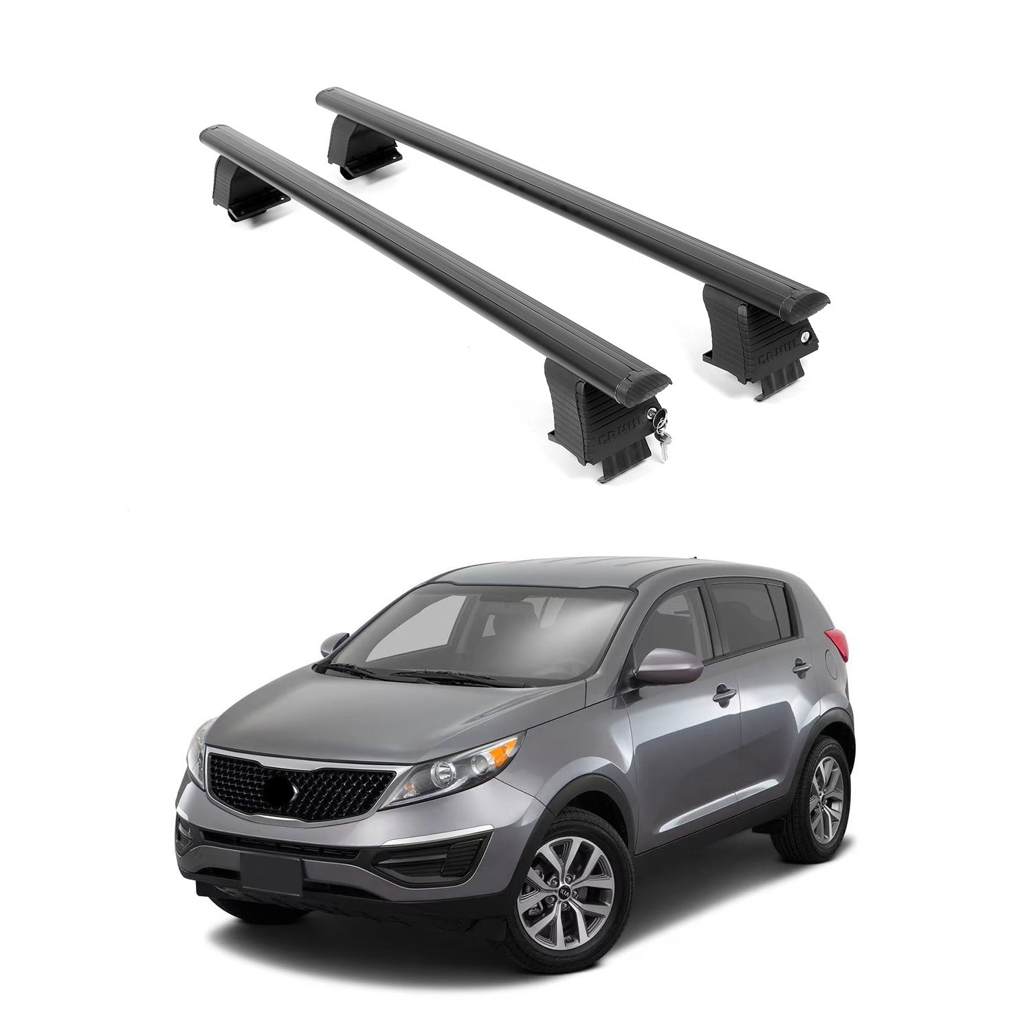 ERKUL Roof Rack Crossbars For KIA SPORTAGE 2011-2016