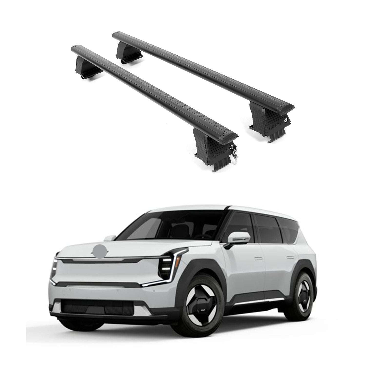 ERKUL Roof Rack Crossbars For KIA EV9 2024-2026