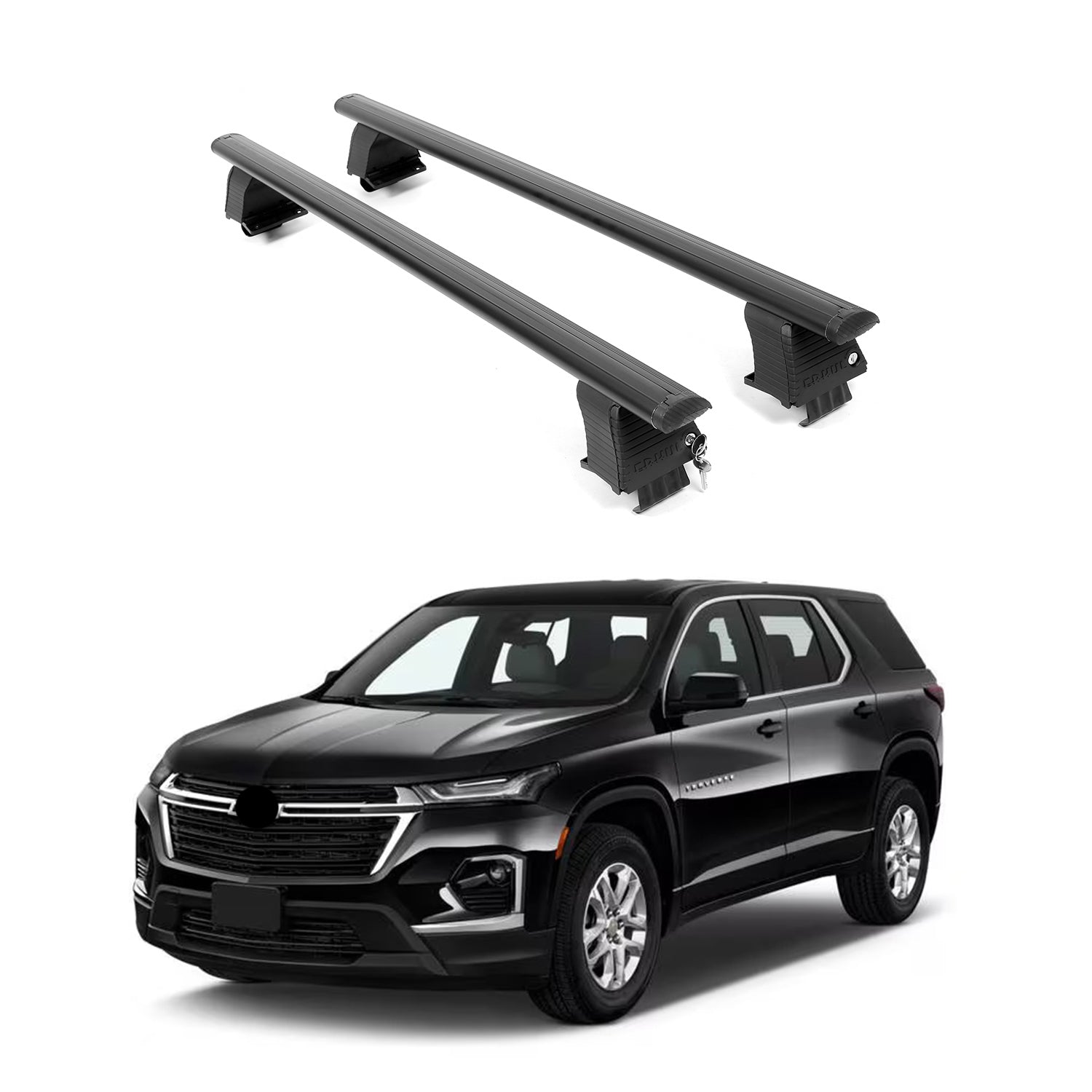 ERKUL Roof Rack Crossbars For CHEVROLET TRAVERSE 2018-2023
