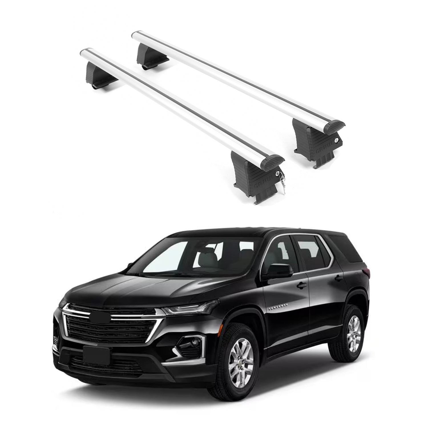 ERKUL Roof Rack Crossbars For CHEVROLET TRAVERSE 2018-2023