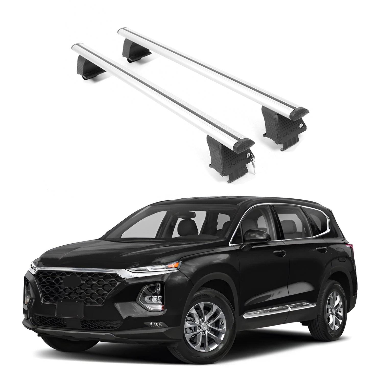 ERKUL Roof Rack Crossbars For HYUNDAI SANTA FE 2019-2023
