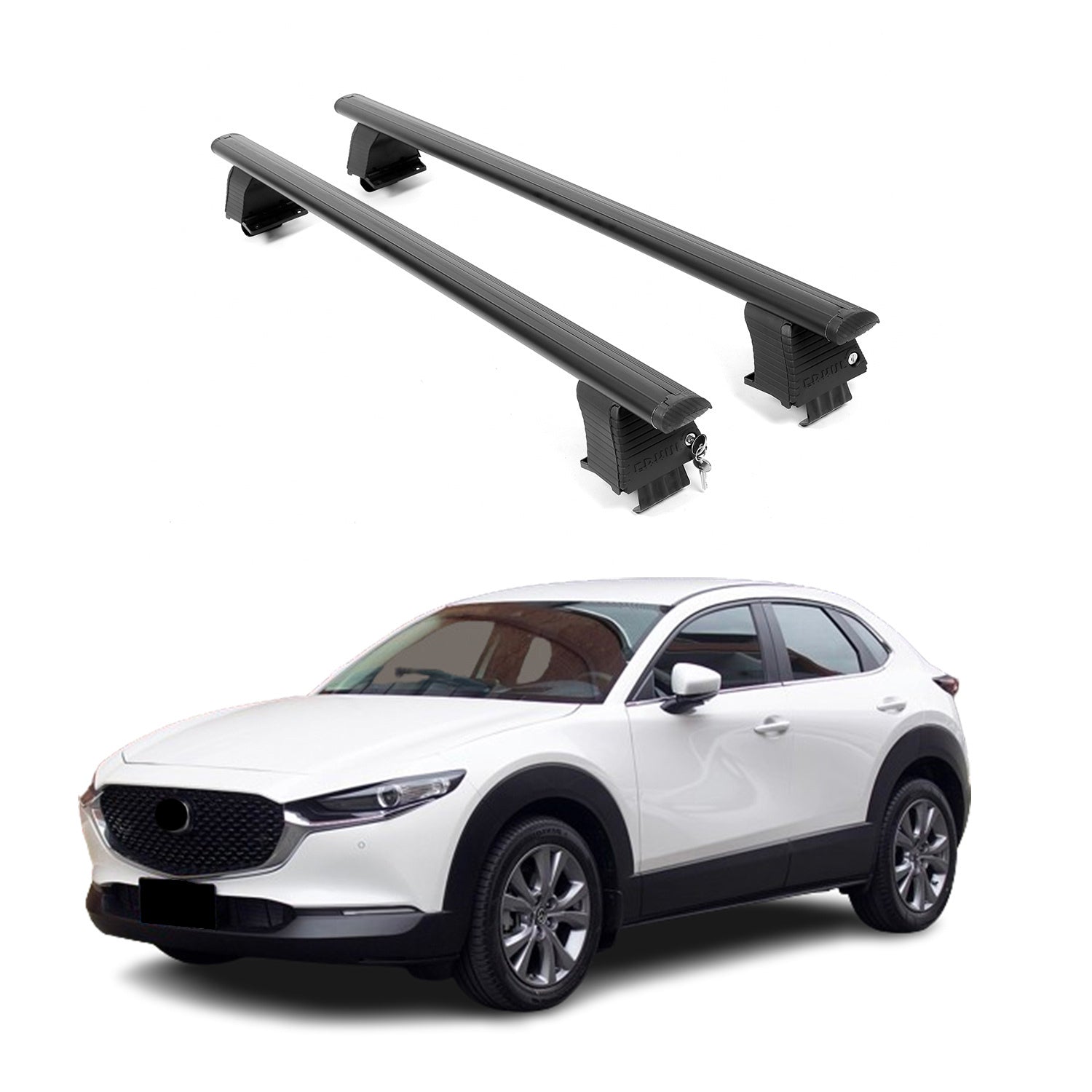 ERKUL Roof Rack Crossbars For MAZDA CX-30 2020-2026