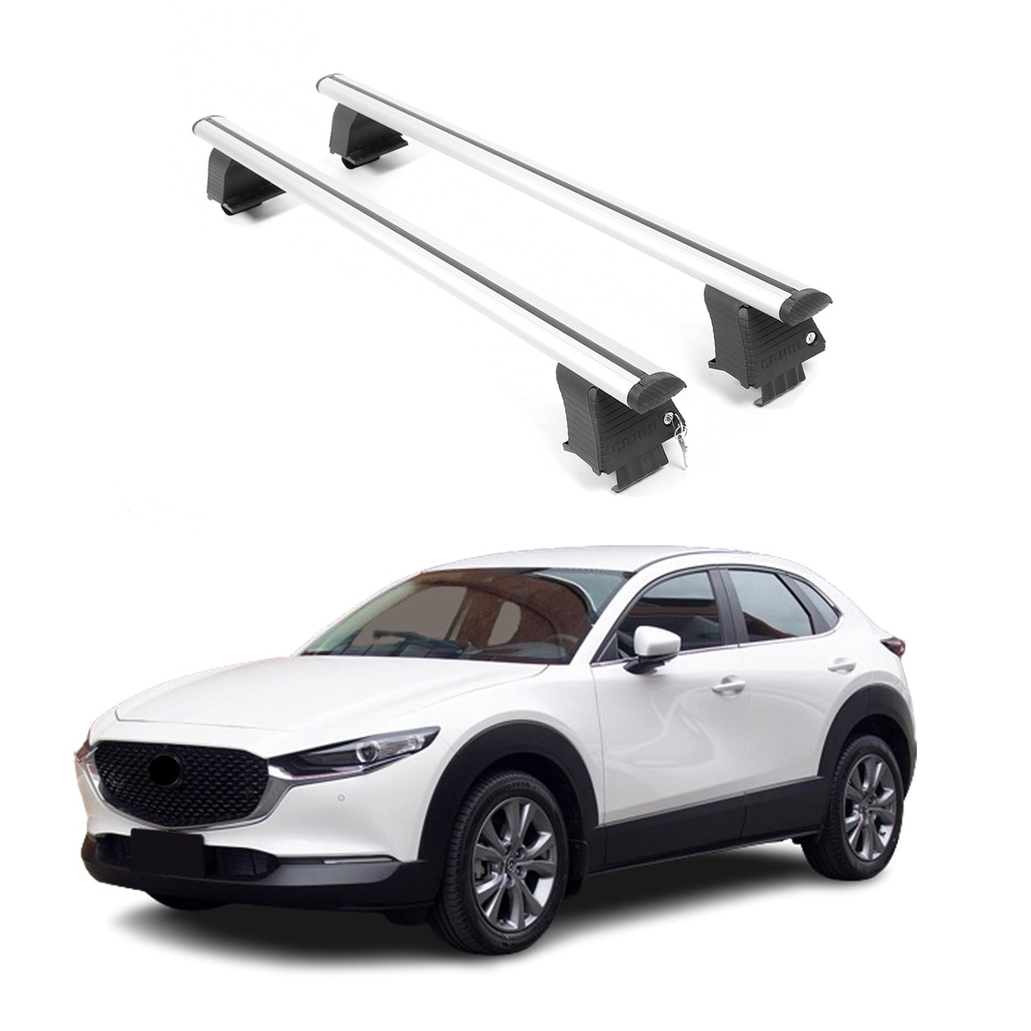 ERKUL Roof Rack Crossbars For MAZDA CX-30 2020-2026