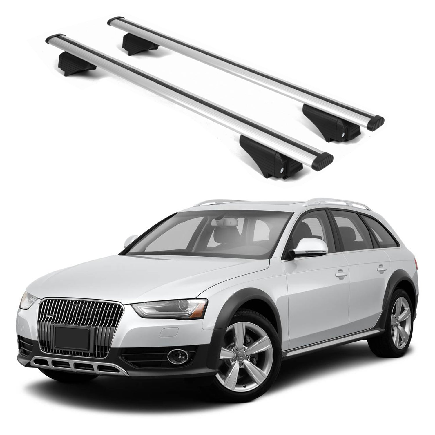 ERKUL Roof Rack Crossbars For AUDI A4 ALLROAD 2008-2015