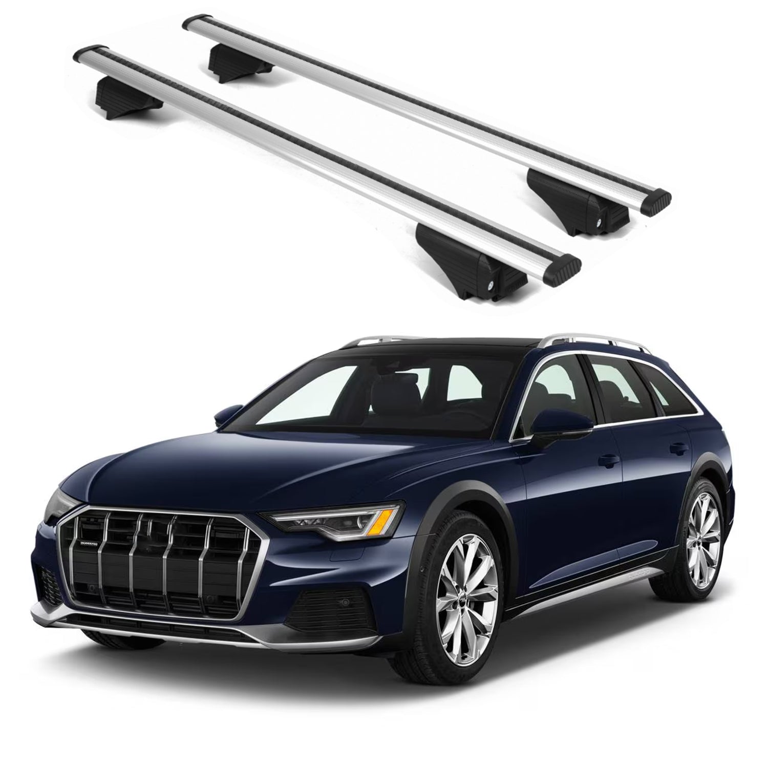 ERKUL Roof Rack Crossbars For AUDI A6 ALLROAD 2020-2026