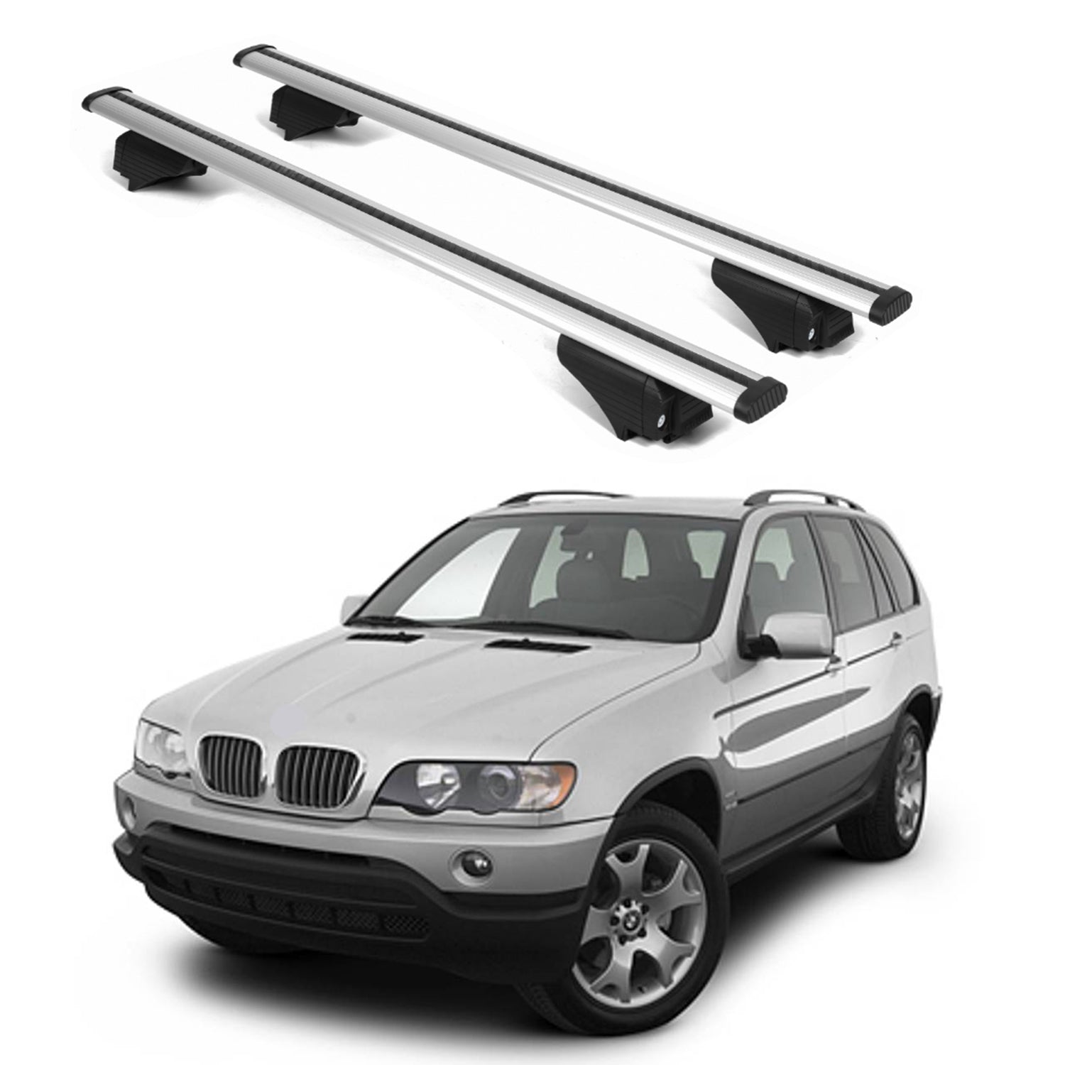 ERKUL Roof Rack Crossbars For BMW X5 2000-2006