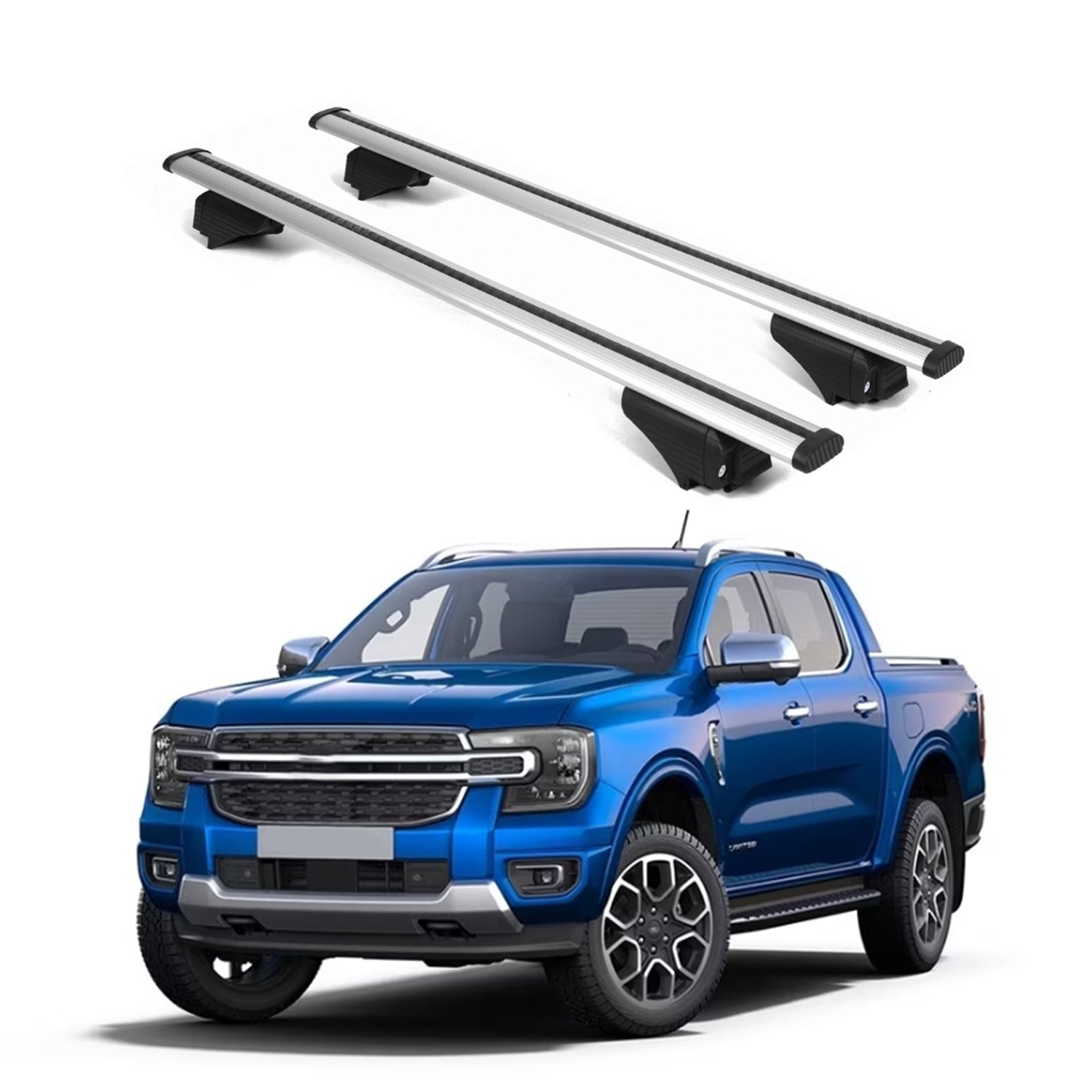 ERKUL Roof Rack Crossbars For FORD RANGER 2019-2023