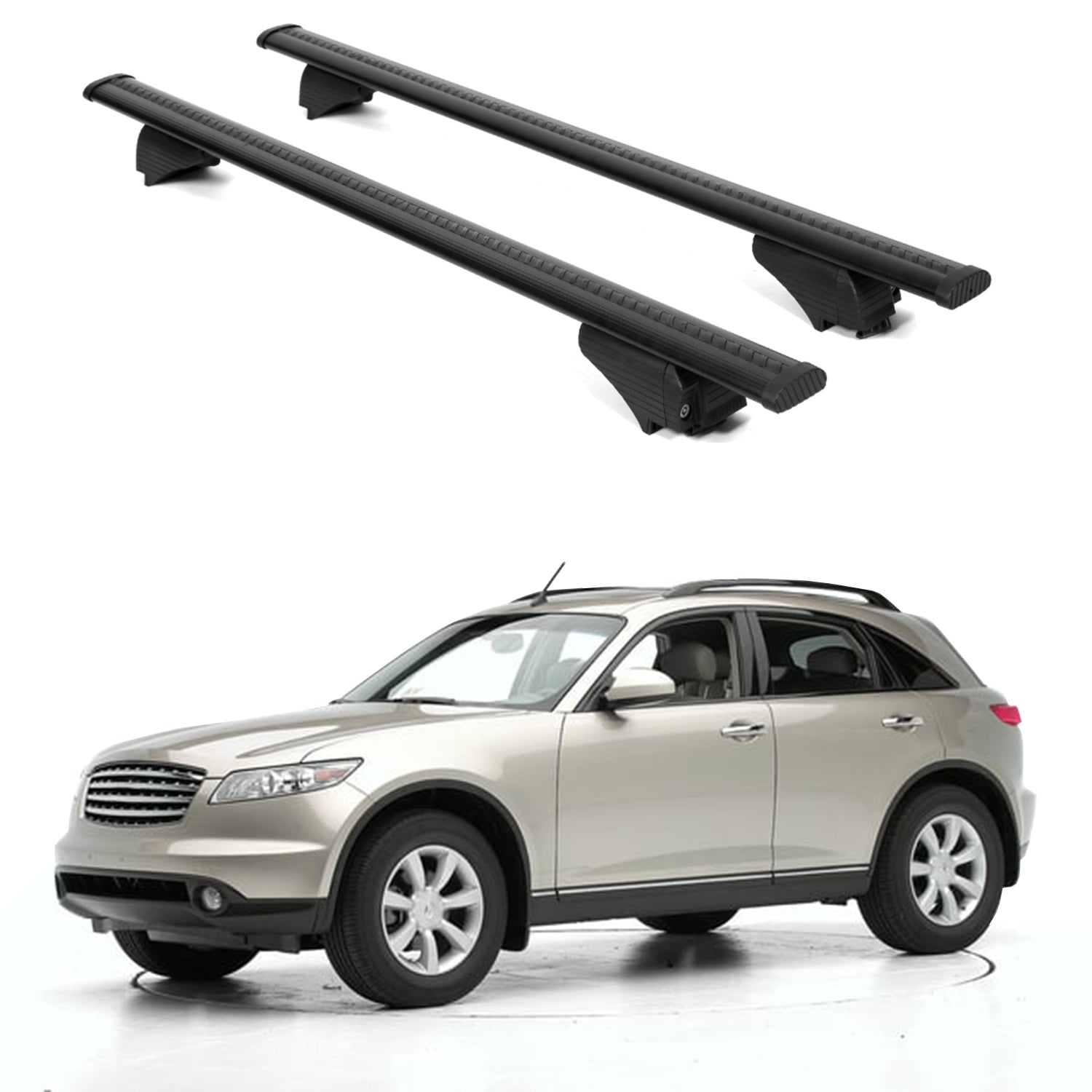 ERKUL Roof Rack Crossbars For INFINITI FX35 2003-2013