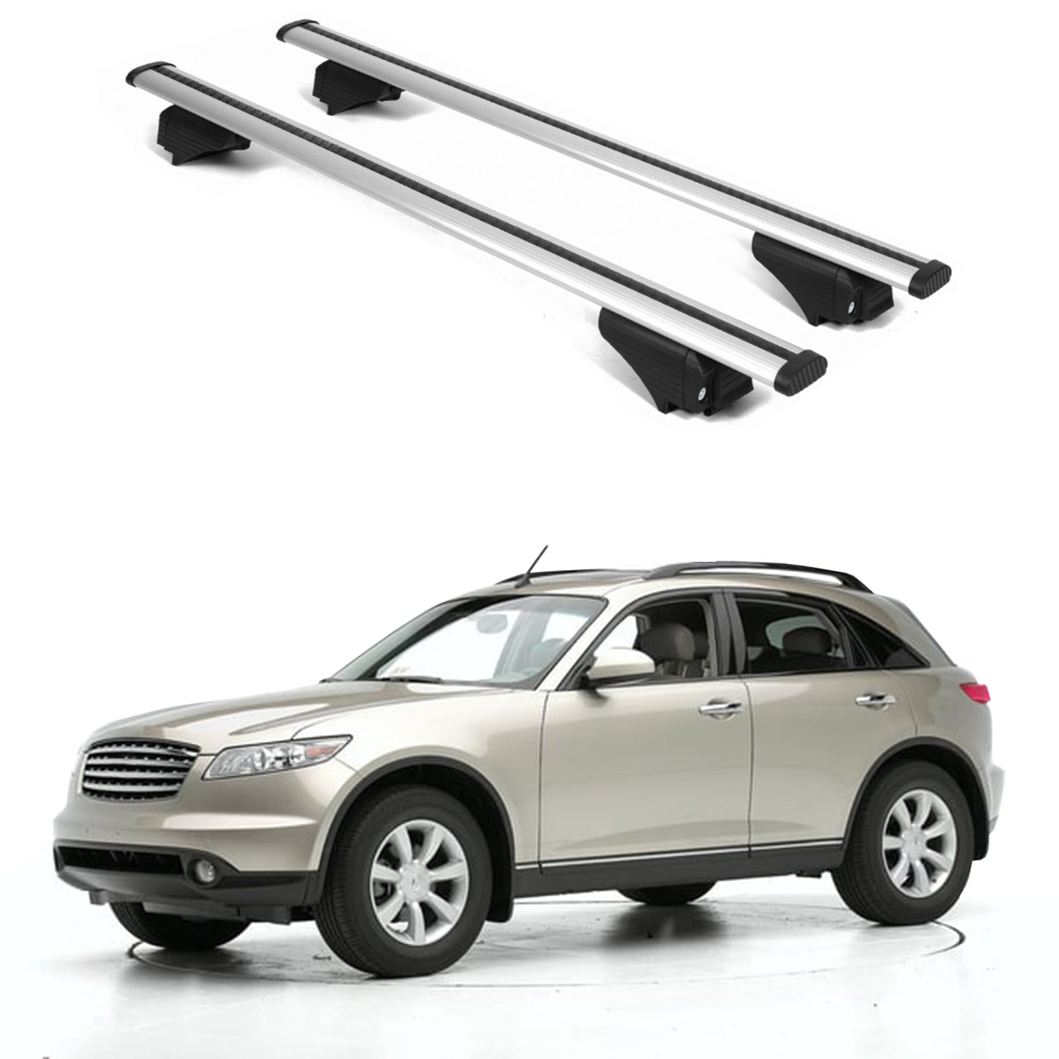 ERKUL Roof Rack Crossbars For INFINITI FX35 2003-2013