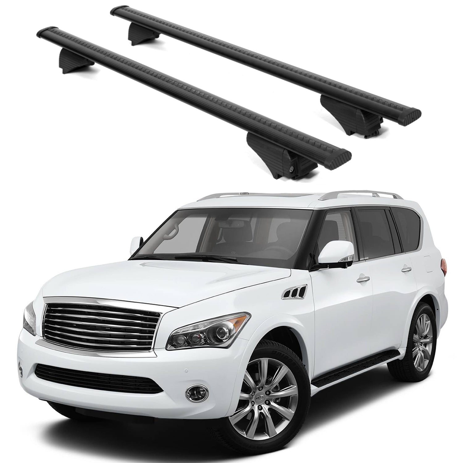 ERKUL Roof Rack Crossbars For INFINITI QX56 2011-2013