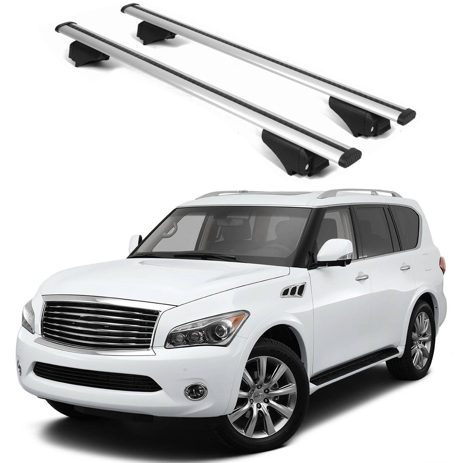 ERKUL Roof Rack Crossbars For INFINITI QX56 2011-2013