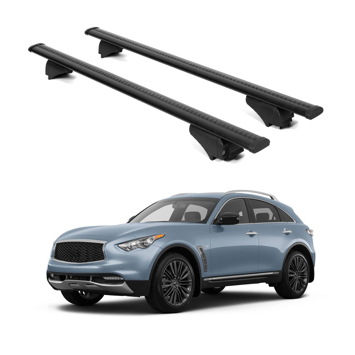 ERKUL Roof Rack Crossbars For INFINITI QX70 2014-2017