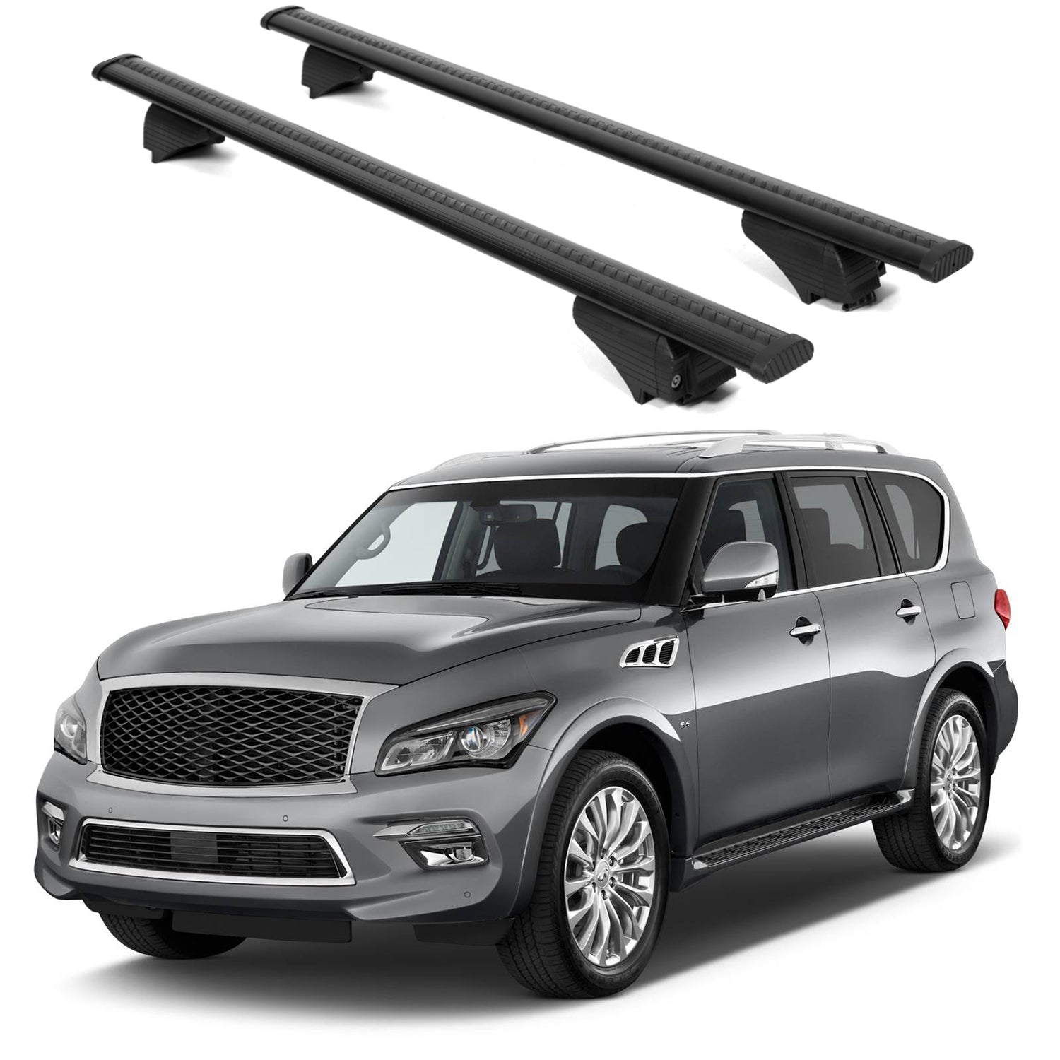 ERKUL Roof Rack Crossbars For INFINITI QX80 2014-2017