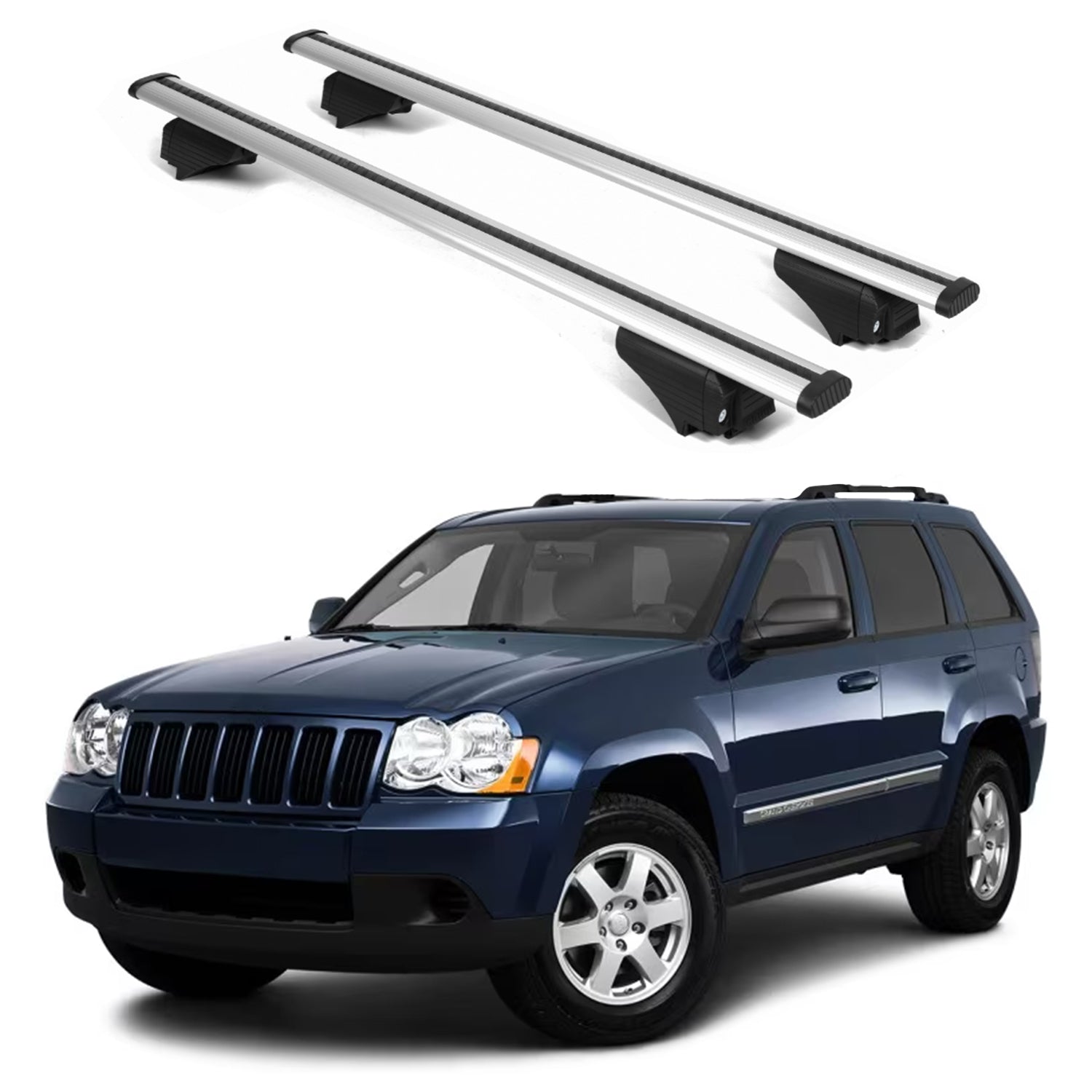 ERKUL Roof Rack Crossbars For JEEP GRAND CHEROKEE 2005-2010