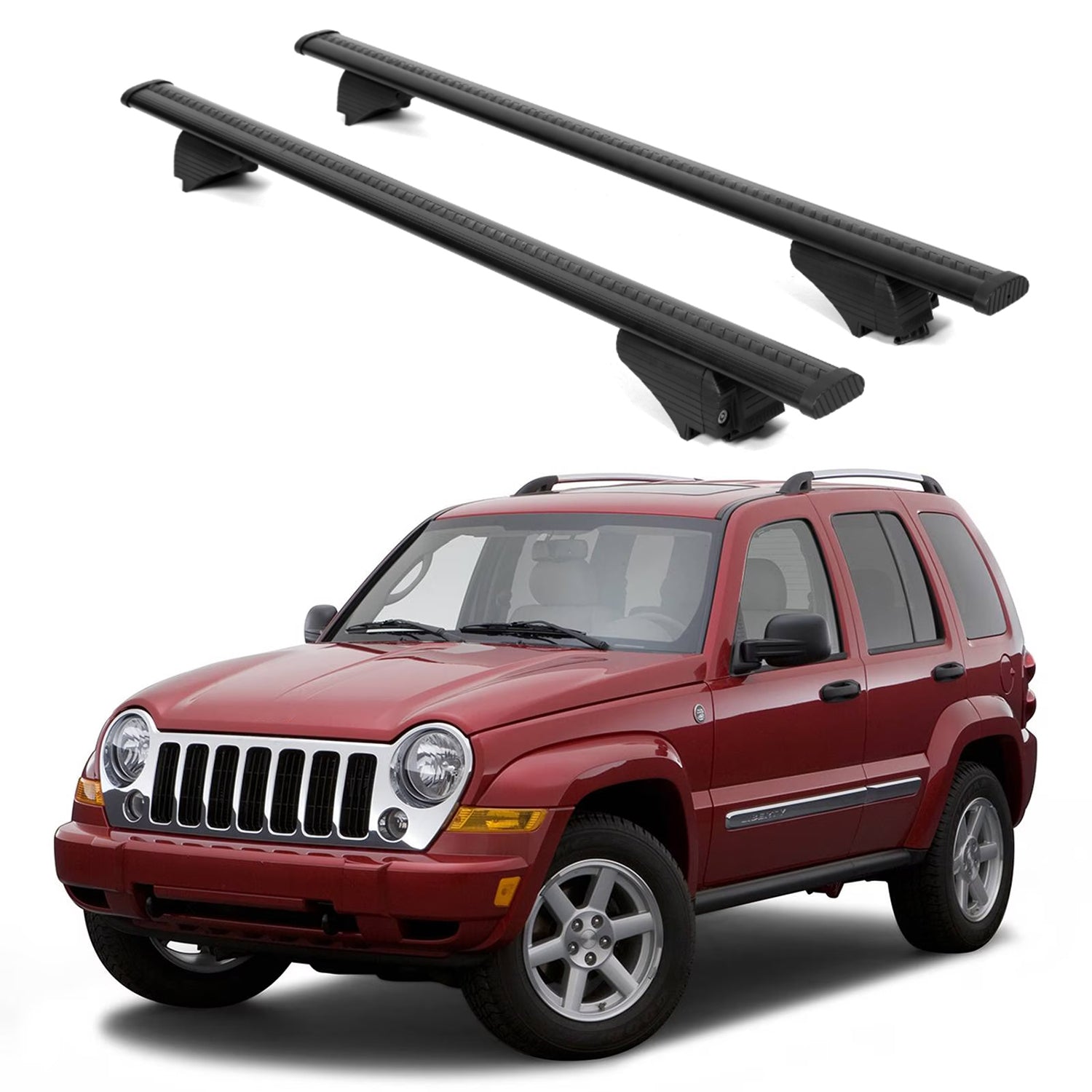 ERKUL Roof Rack Crossbars For JEEP LIBERTY 2002-2007