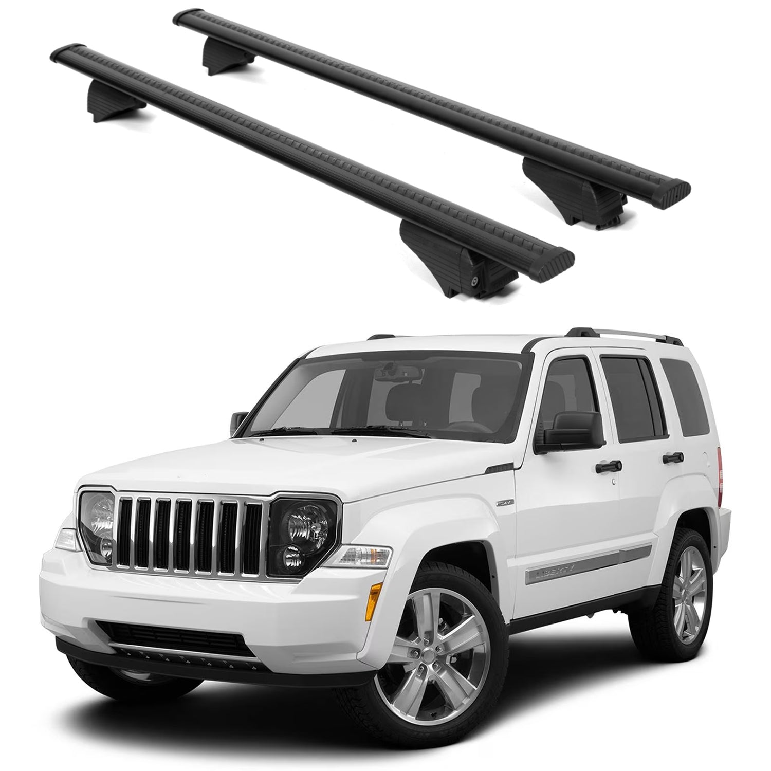 ERKUL Roof Rack Crossbars For JEEP LIBERTY 2008-2012