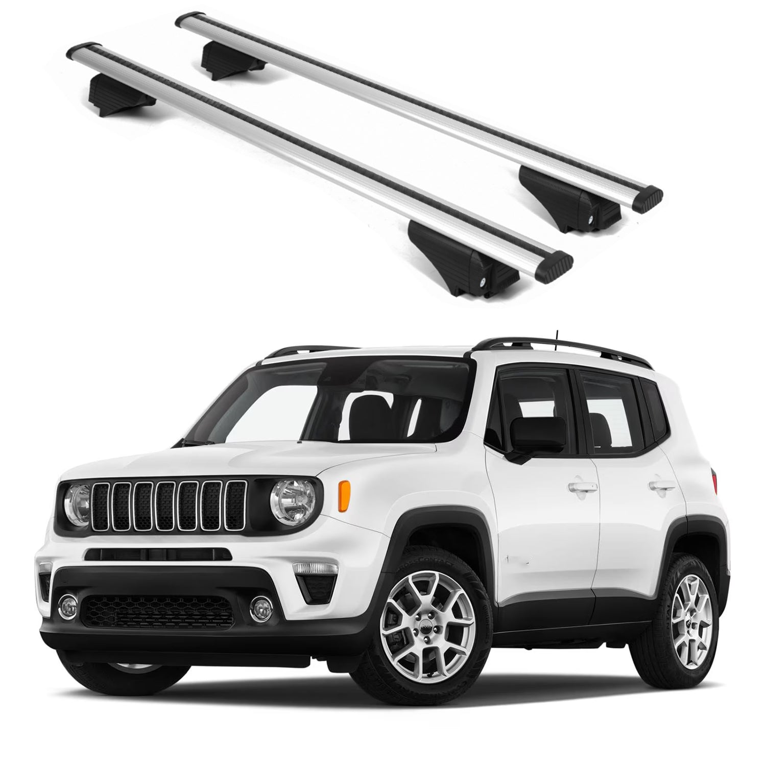 ERKUL Roof Rack Crossbars For JEEP RENEGADE 2015-2023
