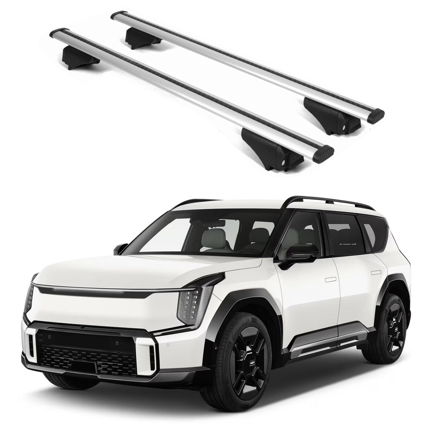 ERKUL Roof Rack Crossbars For KIA EV9 2024-2026