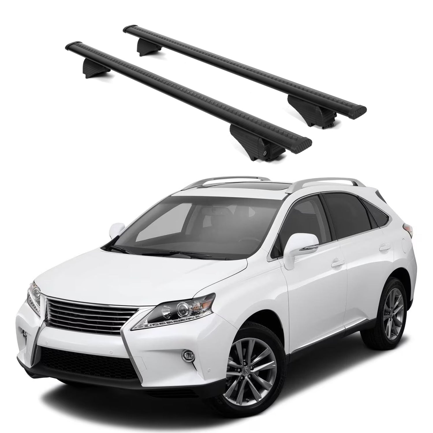 ERKUL Roof Rack Crossbars For LEXUS RX350/RX350L/RX450H/RX450HL 2010-2015