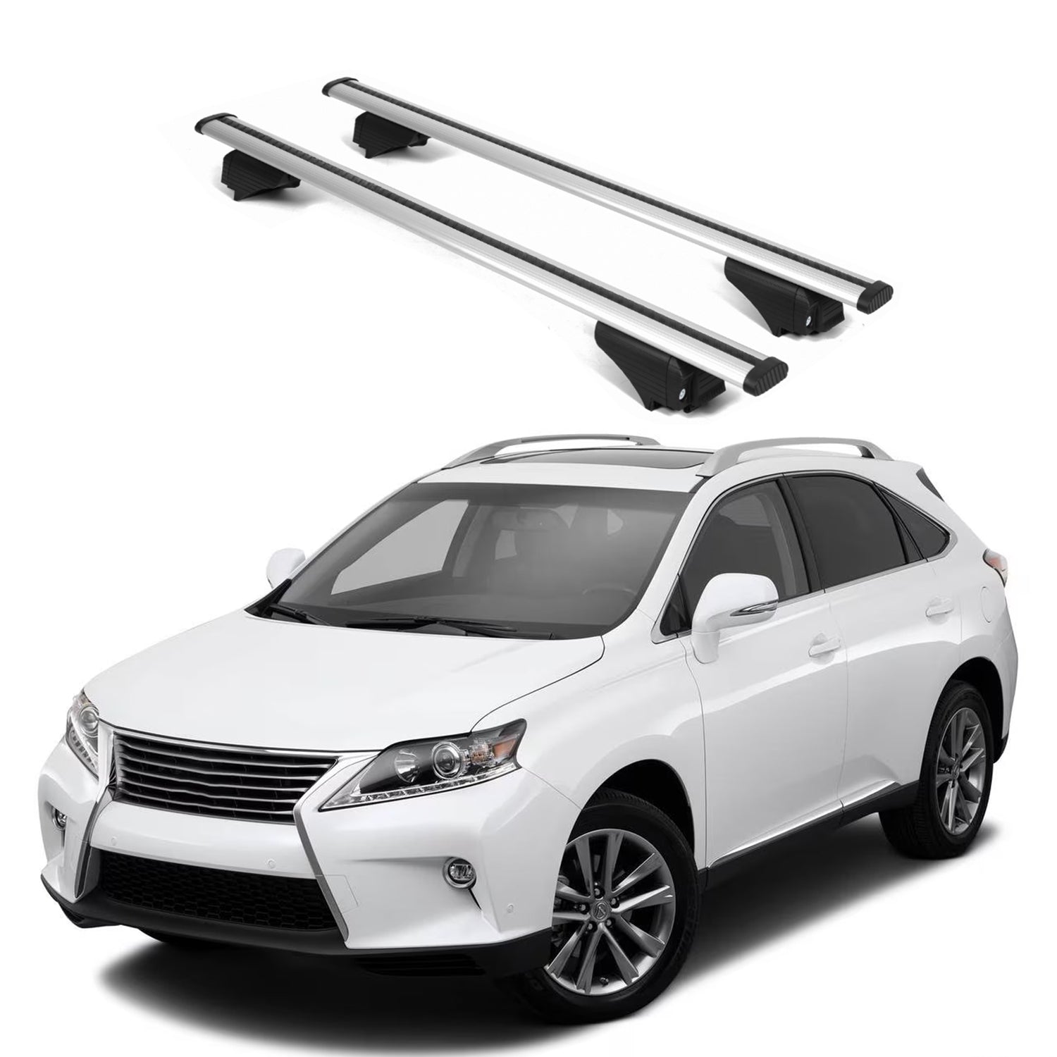 ERKUL Roof Rack Crossbars For LEXUS RX350/RX350L/RX450H/RX450HL 2010-2015