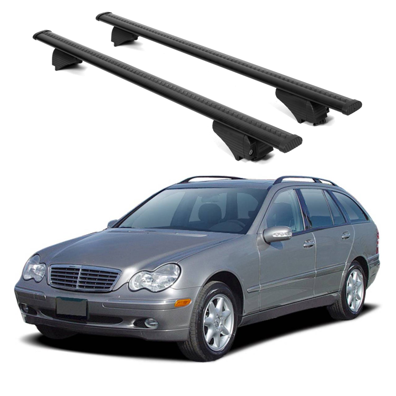 ERKUL Roof Rack Crossbars For MERCEDES-BENZ C-CLASS 2002-2012