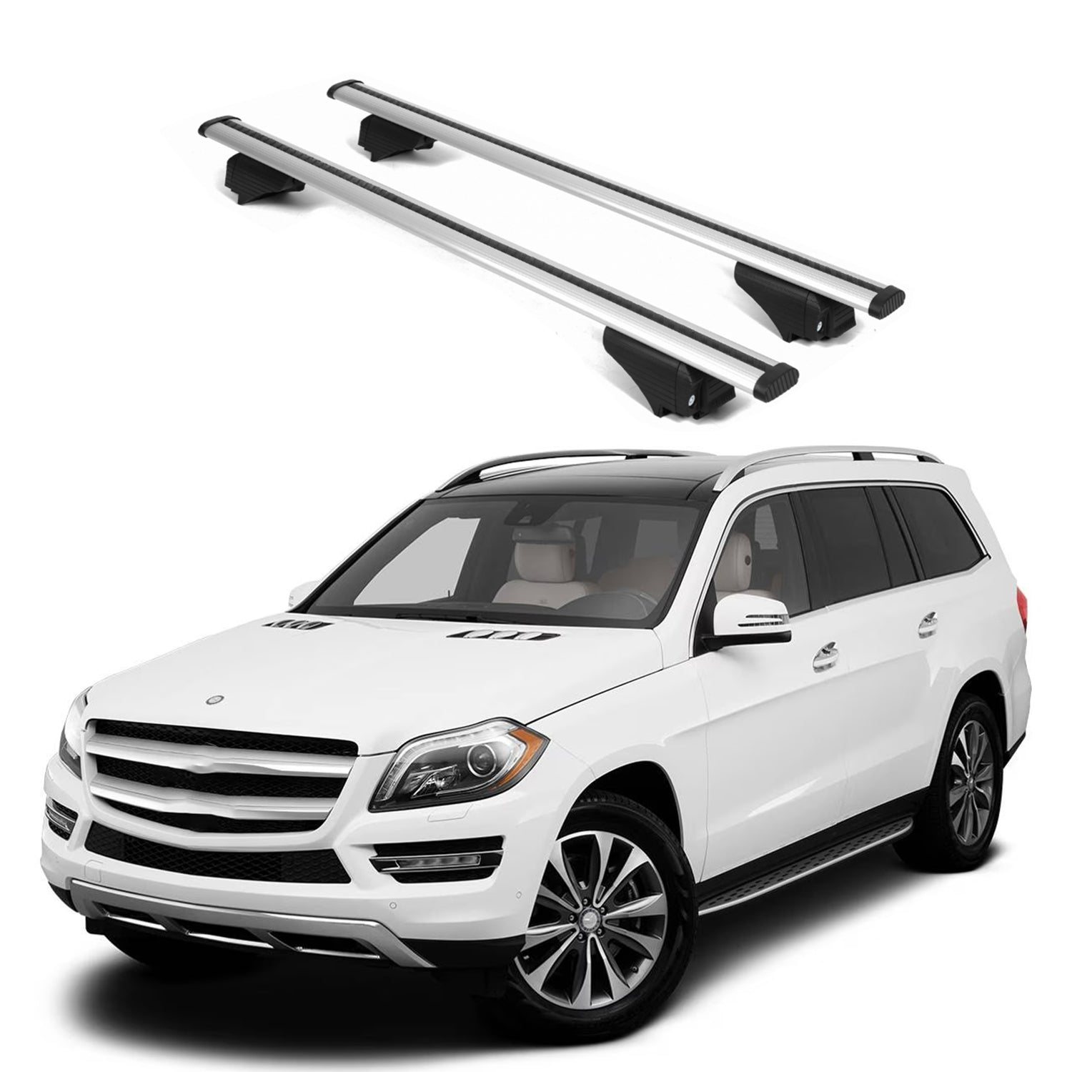 ERKUL Roof Rack Crossbars For MERCEDES-BENZ GL-CLASS 2013-2016