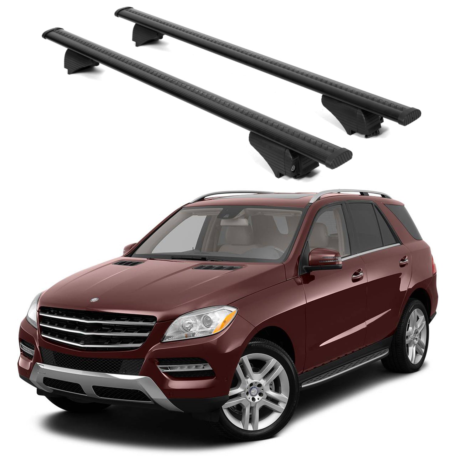 ERKUL Roof Rack Crossbars For MERCEDES-BENZ M-CLASS 2012-2015