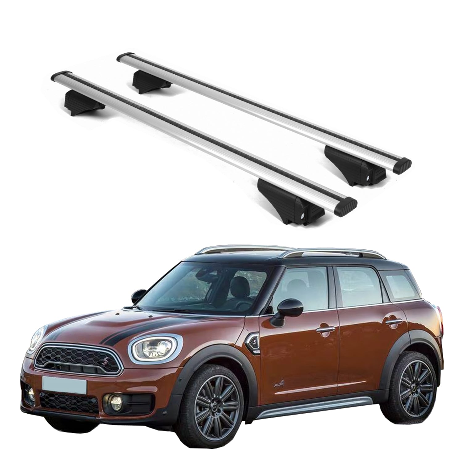 ERKUL Roof Rack Crossbars For MINI COOPER COUNTRYMAN 2017-2024