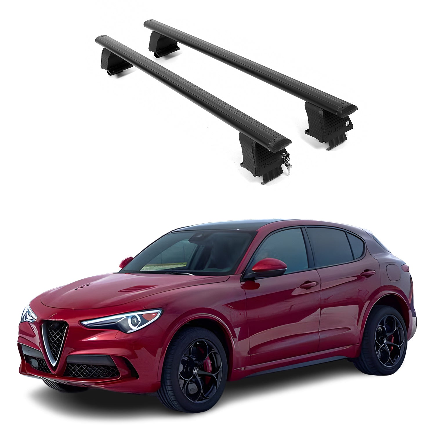 ERKUL Roof Rack Crossbars For ALFA ROMEO STELVIO 2018-2026