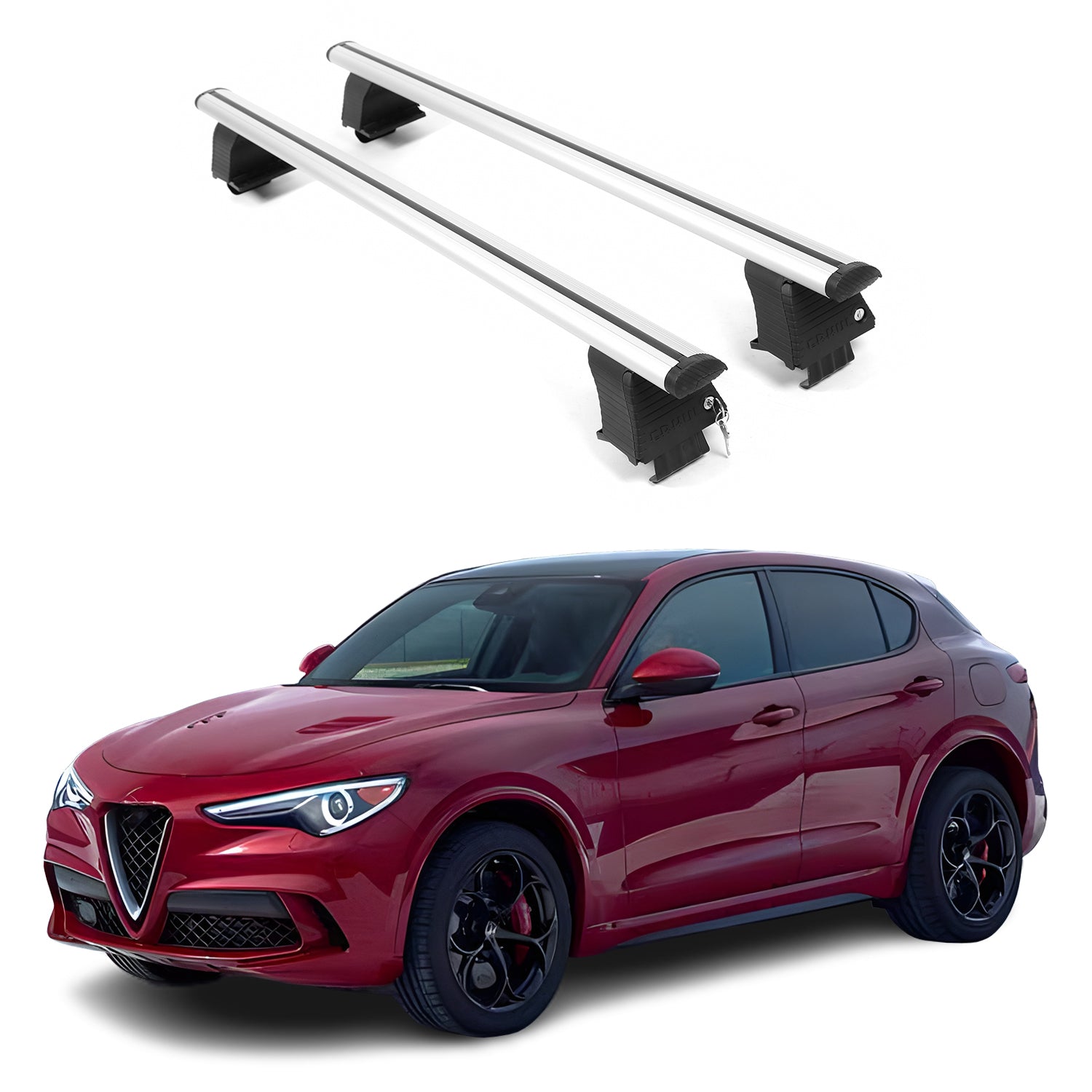 ERKUL Roof Rack Crossbars For ALFA ROMEO STELVIO 2018-2026