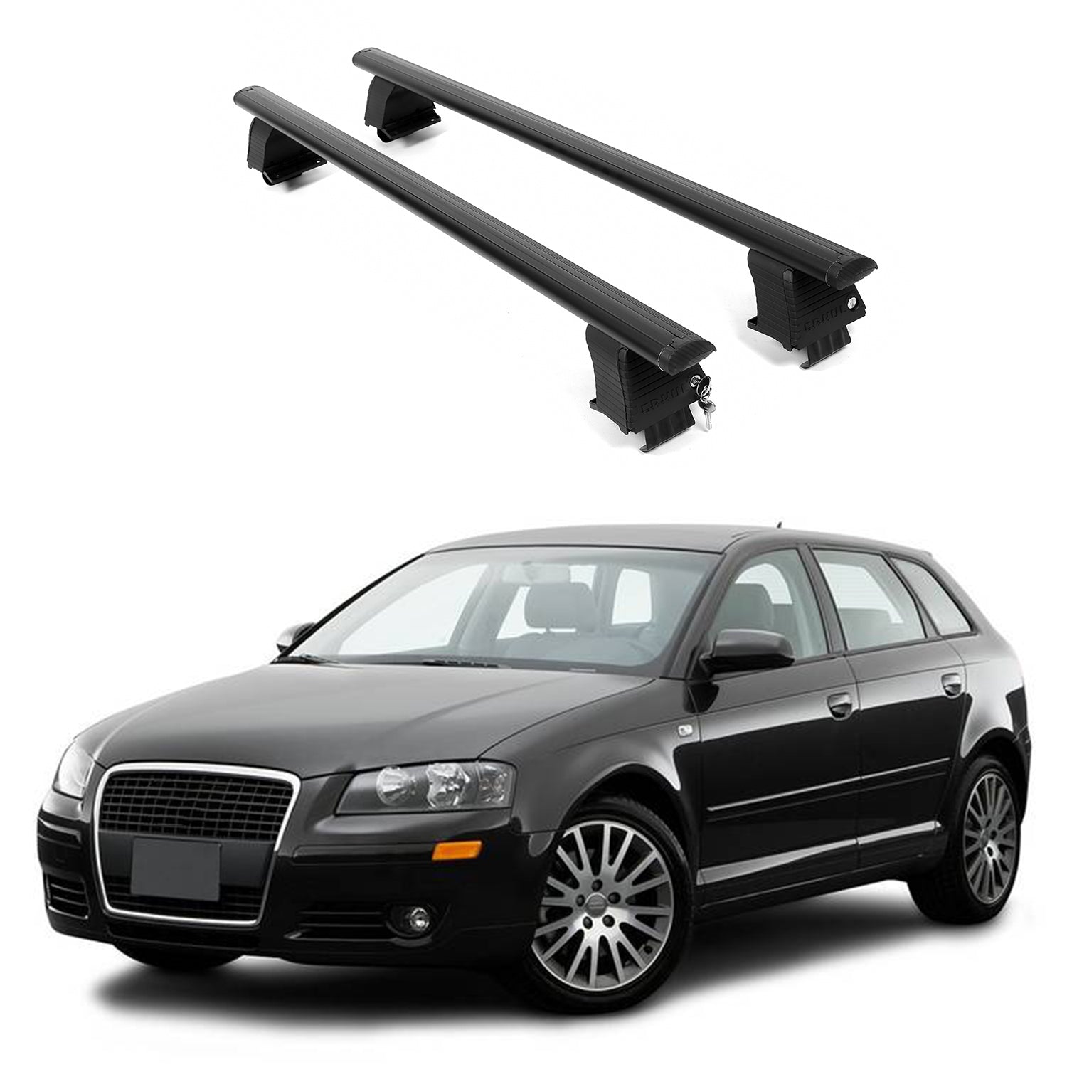 ERKUL Roof Rack Crossbars For AUDI A3 2006-2013