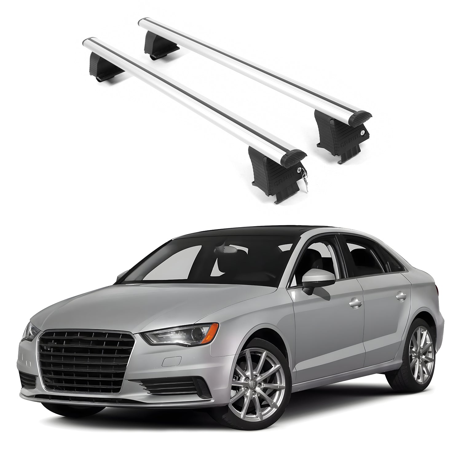 ERKUL Roof Rack Crossbars For AUDI A3 2014-2021
