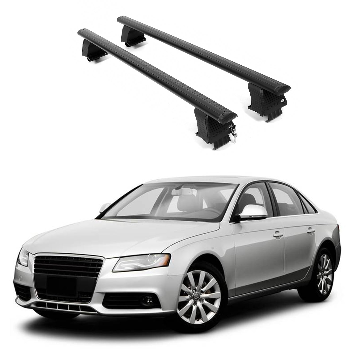 ERKUL Roof Rack Crossbars For AUDI A4 2009-2016