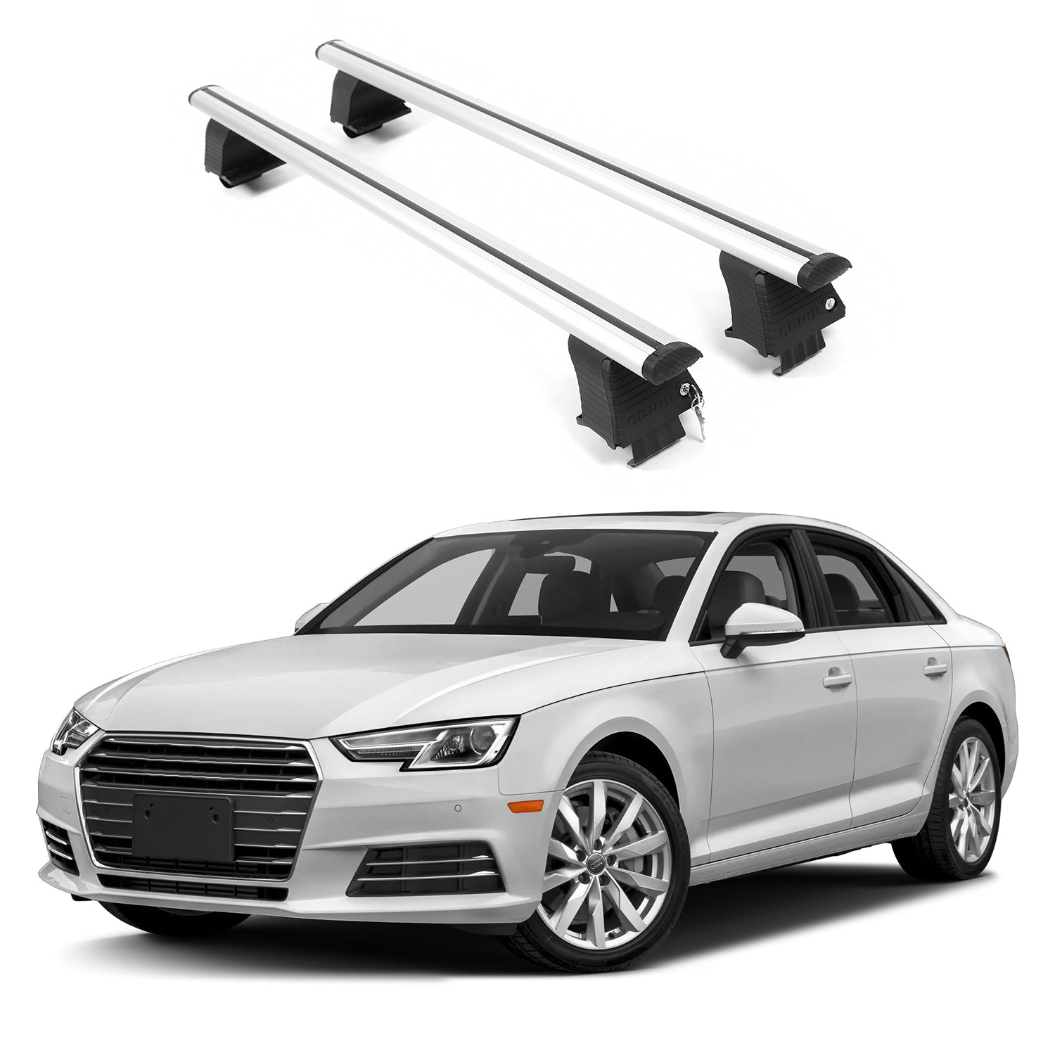 ERKUL Roof Rack Crossbars For AUDI A4 2017-2025
